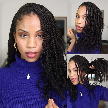 Afro Kinky Bulk Hair 50 grams Per Pack For Twists And Dreadlocks Natural Hair