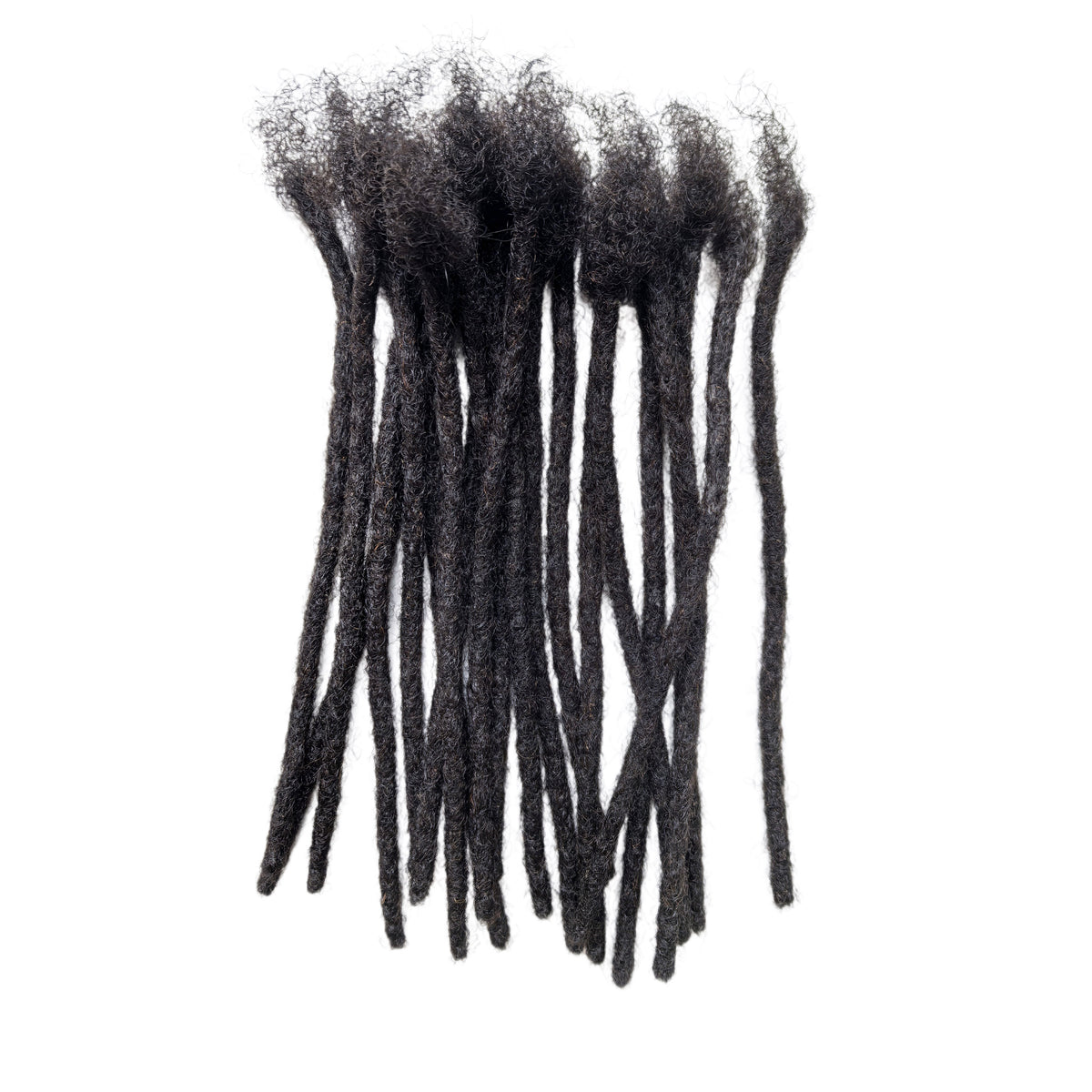 ALST LOCS™ [Regular Locs] Small Size (0.6cm) Handmade Human Hair Dreadlocks | Soft & Color-Friendly Loc Extensions