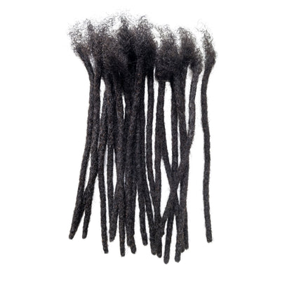 ALST LOCS™ [Regular Locs] Small Size (0.6cm) Handmade Human Hair Dreadlocks | Soft & Color-Friendly Loc Extensions