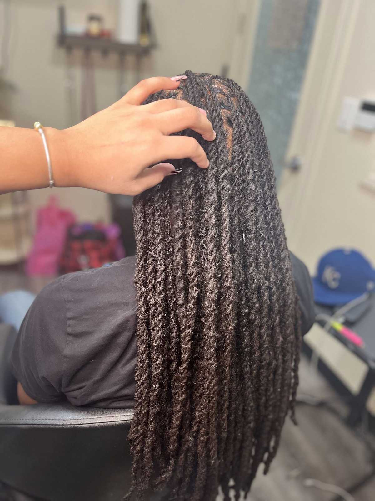 ALST LOCS™ [Regular Locs] XSmall Size (0.4cm) Handmade Human Hair Dreadlocks | Soft & Color-Friendly Loc Extensions