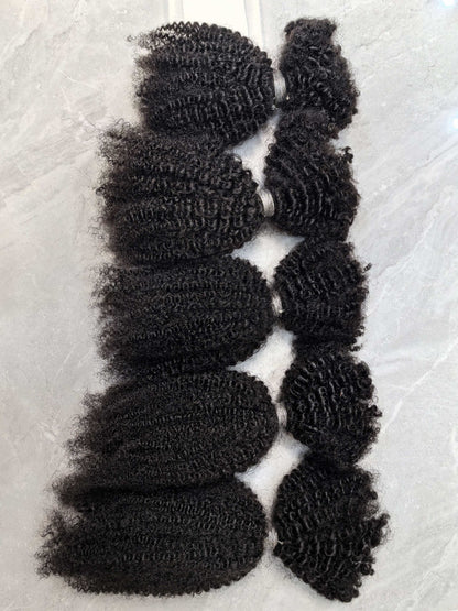 Afro Kinky Human Hair 4C 100%  50grams/bundle