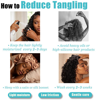 Feather Crochet Human Hair For Black Women Deep Wave
