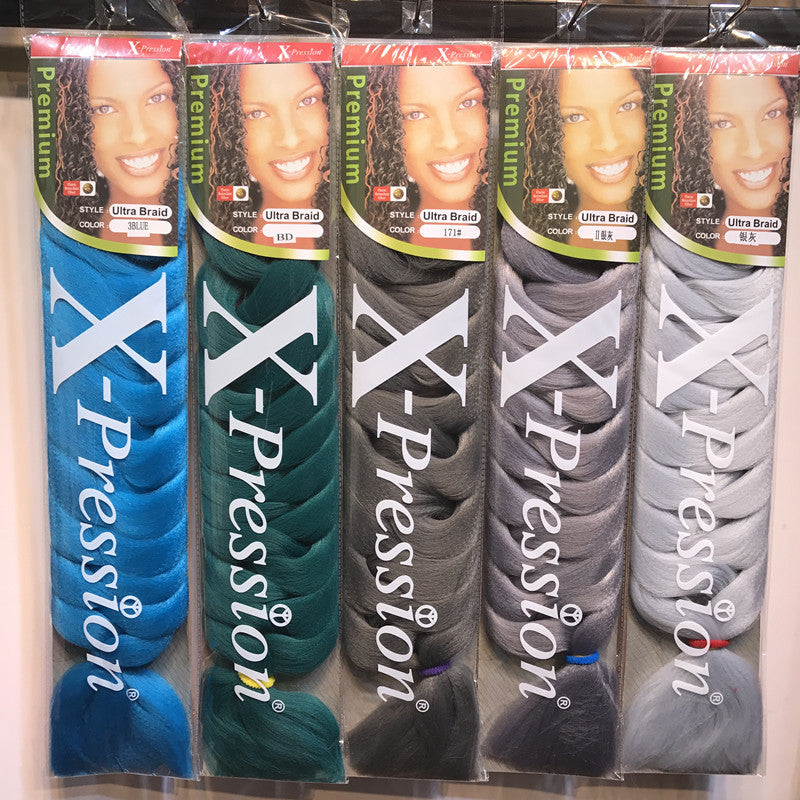 X Pression 82inch 165g  Jumbo braids