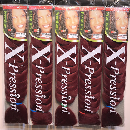 X Pression 82inch 165g  Jumbo braids