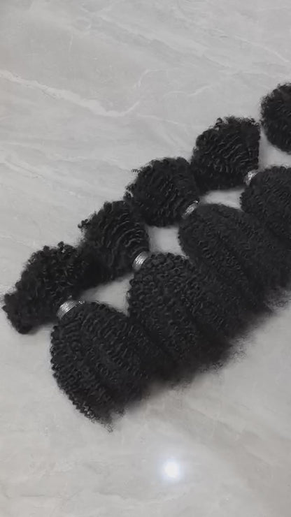 Afro Kinky Human Hair 4C 100%  50grams/bundle